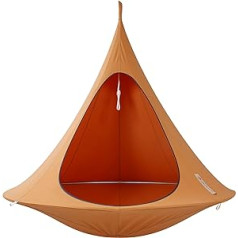 Cacoon Hängezelt Single Colour: Orange-For AN adult or 1 to 3 children, diameter 150 CM