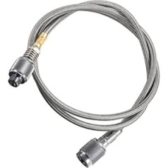 PODAY Propan-Adapter, Propan-Schlauch, Gasschlauch, Herd-Verlängerungsschlauch, Gas-Campingkocher-Zubehör, Outdoor-Camping-Zubehör, Outdoor-Grill-Zubehör, Propangas-Schlauch