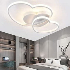 LED Ceiling Light for Children Acrylic Heart Shape Design Modern Ceiling Light for Bedroom Pendant Light Warm Romantic Wedding Room Decorative Lamp Baby Lamp Children's Lamp Remote Control Dimmable