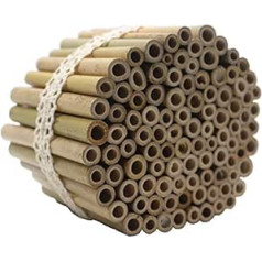 Super Idee Bamboo Tubes, 10 cm, Filling, Ready-made Tubes For Insect Hotel, Wild Bee Hotel, Insect House, Wild Bees, Nesting Aid, Wild Bee House, Bee Hotel