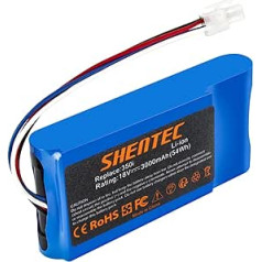 Shentec 18 V 3000 mAh Li-ion Battery Compatible with Yard Force Amiro 350, 400, 350i, 400i Lawn Mower Lawn Robot