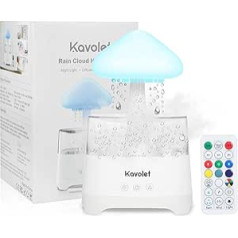 Kavolet Raining Cloud mitrinātājs, 450 ml ēterisko eļļu difuzors, lietus mākoņa mitrinātājs, USB aromterapijas difuzors ar 7 krāsu LED gaismām mājas birojam