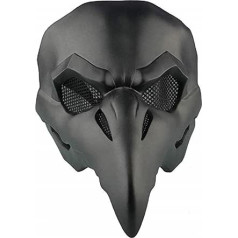 Doctor Ravens Reaper Adult Cosplay maska Crow Reaper Masks Nevermore Ādas kaitēkļi Doctor Mask Putni Crow Punk maska PVC materiāls, melns