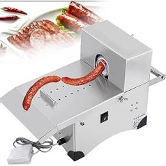 KHiry Elektrische automatische Wurstbindemaschine, 200 W automatische Wurstbindeausrüstung, Wurstbindemaschine für den gewerblichen Heimgebrauch, maximaler Durchmesser 50 mm