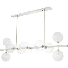 Casa Padrino Luxus LED Kronleuchter Silber 160 x 52 x A. 53 cm — viesnīcas restorāns Möbel