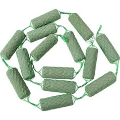 BESPORTBLE 1 Bouquet Wet Foam Garland Flower Foam Mesh Garland Flower Foam Brick Green putupolistirola mitro putu bloki kāzu ziedu kārtošanas rīkam 230cm