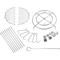 BBQ Future Turkey Fryer Accessory Set for Char-Broil The Big Easy Turkey Fryer Accessories, 22 Pieces, Stainless Steel