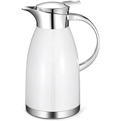 Haosens 1.8 Litre Stainless Steel Insulated Jug Thermos Flask Teapot Double Layer Vacuum Coffee Pot Elegant Design Double-Walled Insulation