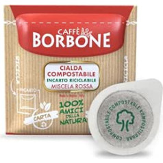 Caffè Borbone - 600 kafijas kapsulas no itāļu Premium kafijas - Red Bland - 100% Arabica - standarta ESE 44mm - Intensitāte 9/10