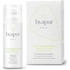 hyapur® - Green Moisturizing Mask 50 ml, Dabiskā maska - pretnovecošanās kopšanai ar organisko vegānu dabīgo kosmētiku no Berlīnes