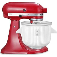 LETOMS saldējuma stiprinājums Kitchenaid — 2 kvartu saldēta saldējuma un sorbeta želejas automāts Kitchenaid miksera nomaiņai, mājās gatavots saldējums un deserts