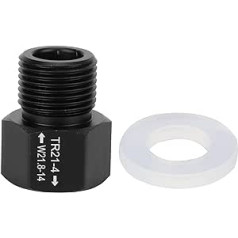 Cikonielf Internal Thread TR21x4 to Male Thread W21.814 CO2 Tank Adapter Soda Cylinder Converter Bottle Adapter Soda Home Brew Beer Barrel Regulator Cylinder