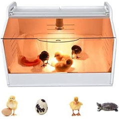 Inkubators Vistas inkubators Chick Heat Box Cāļu māja ar termometru un lampu Chick Heat Box mājputniem, rāpuļiem un maziem dzīvniekiem Inkubators 220 V