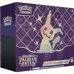 Pokémon TCG: Scarlet & Violet — Paldean Fates Elite Trainer Box (9 pastiprinātāji, 1 Full Art Foil reklāmas karte un aksesuāri)