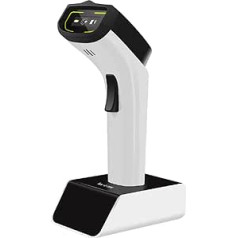 NETUM Bluetooth Drahtloser 2D svītrkoda skeneris ar Ladeschale Freihändiger automatischer Erfassungs-Barcodeleser 1D 2D QR pdf417 Scan-Pistole Funktioniert ar MAC OS Windows iOS Android - DS7500-WH