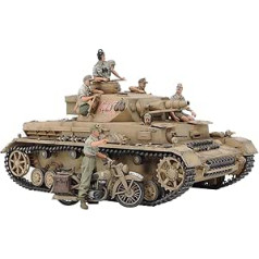 TAMIYA 25208 1:35 Vācu PzKpfw.IV AUSF.F ar Krad DAK modeļu celtniecības plastmasas komplektu, hobijs, amatniecība, līmēšana, modeļu komplekts, modelis, salikšana