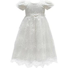 Selene Baby Girls (0–24 mēn.) Taufbeklei Dung Ivory Ivory