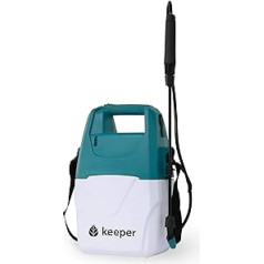 Keeper Forest 5. elektriskais dārza smidzinātājs litija akumulators, uzlādējams USB indikatora gaismas indikators, regulējams sprausla 120 min autonomija 5 l