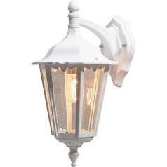 Konstsmide Basic 7212-250 Firenze Down sienas lampa, matēts balts