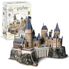 Asmodee 4D51063 Harijs Poters — 3D mīkla — Cūkkārpas pils celtniecība, daudzkrāsains