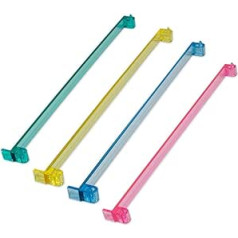 Color Acrylic Mahjong Pushers 18'' Set of 4 By C&H®