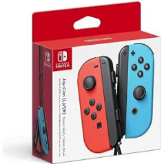 Nintendo oficiālais slēdža Joy-Con kontroliera pāris — neona sarkans/neona zils (slēdzis)