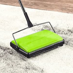 Housekeeps Carpet sweeper without electricity, carpet roller made of sturdy iron, absorbs dirt on floors in seconds