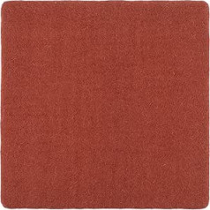 myfelt Lora Flat Filca sēdekļa spilvens kvadrātveida 36 x 36 cm rūsas sarkans