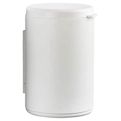 Zone Denmark Rim 3.3 Litre Wall-Mounted Cosmetic Bin, White