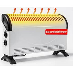 Heater/Electric Heater/1800 W Energy Saving, Electric Heater, 3 Gang Heater, 750 W/1050 W/1800 W, 52 x 16 x 33 cm Electric Heater