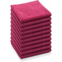 E-Cloth Mehrzwecktuch, Mikrofaser, Rot, 10er Pack