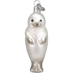 Old World Christbaumschmuck: Meerestiere und Wassertiere aus Glas mundgeblasen Seal Pup 3½