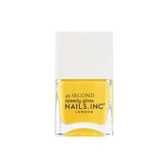 Nails Inc Nails.INC 45 Second Speedy Gloss Wishing On Waterloo nagu laka 14ml Yellow