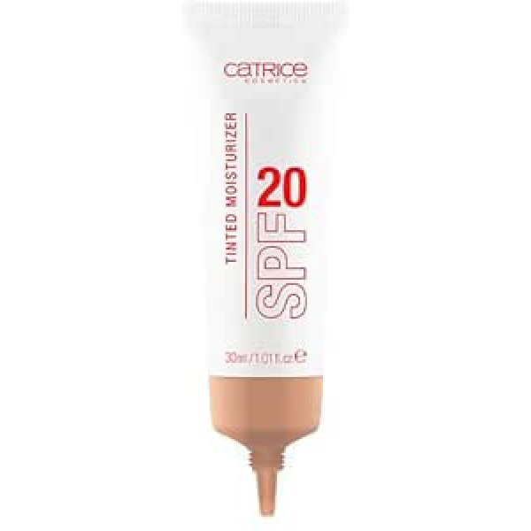 Catrice SUNCLUSIVE Тонированный увлажняющий крем SPF 20, № C02, средний, коричневый, увлажняющий, праймер, SPF 20, фильтр UVA, UVB, натуральный (30 мл)