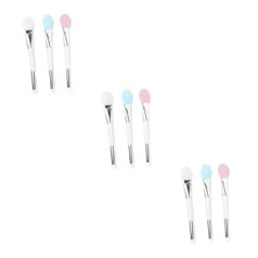 Minkissy Pack of 9 mask brushes, multi-function facial brush, silicone