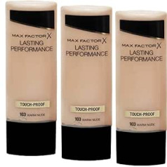 Max Factor 3 x Max Factor Lasting Performance Foundation 35 ml - 103 Warm Nude