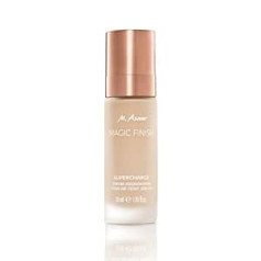 M. Asam Magic Finish Supercharge Serum Foundation Soft Ivory (30 мл) — увлажняющая жидкая основа и укрепляющая сыворотка для лица в одном, оптимальное покрытие и гиалур