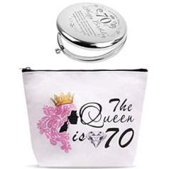 70th Birthday 70th Birthday Gifts for Women 70th Birthday Mirror 70th Birthday Makeup Bag 70th Birthday Gifts for Women 70th Birthday Ideas 70th Birthday Decorations