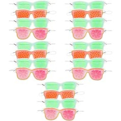 ‎Lurrose Lurrose Pack of 20 Gel Ice Eye Mask Eye Compress Cooling Gel Eye Cover Cooling Gel Eye Masks Acu maska pret pietūkumu Acu maskas Massager Fruit Travel PVC