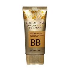 3W Clinic Collagen & Luxury Gold BB krēms SPF50+ korejiešu BB krēms 50 ml