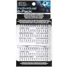 Ardell 6 Pack Knot-Free Individuals Combo Black, 25 g