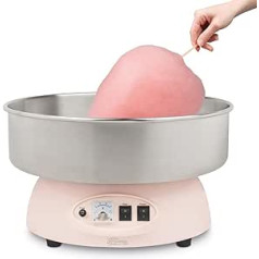 H.Koenig CIRCUS8 Pink Aluminium Candy Floss Maker