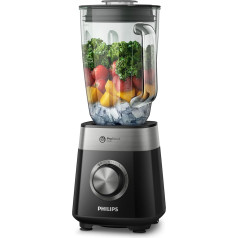 Philips Standmixer — 800 W motors, 2 l Glasbehälter, ProBlend Crush-Technologie (HR2228/90)