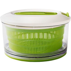 Chef 'n Large SPINCYCLE Salad Spinner Clear/White