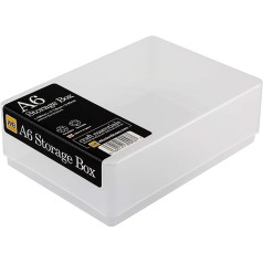 5x A6 Clear Plastic Storage Boxes – Free Shipping.