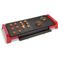 Tiastar Contact Grill for Sandwiches, Steak and Panini Grill, Sandwich  Maker with Non-Stick Coating, Open 180°, Light Display, 1000W, Black