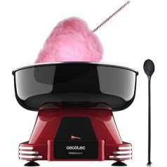 Cecotec Fun & Sugar Candy Floss Machine 500W Retro Design Fully Detachable Includes Measuring Spoon and 10 Sticks