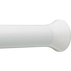 AmazonBasics Tension Shower Doorway curtain rod, 60.9 - 91.4 cm, white