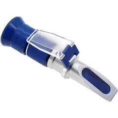 AMTAST Brix Refractometer Hydrometer 0-90% Range with ATC Refractometer for Liquid Fruits Canned Sugar Content Test
