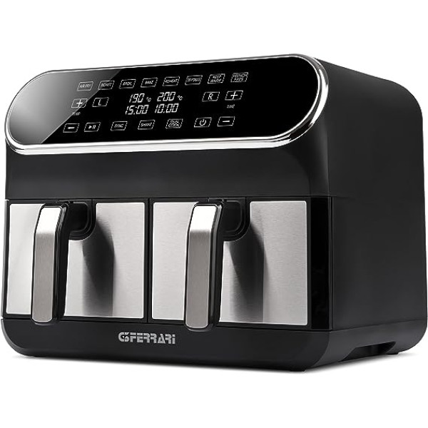 Cecotec Cecofry Advance Double Air Fryer, 9 L, 2850 W, Diet, Compact and  Digital, 2 Double Temperature Locks and PerfectCook, Timer